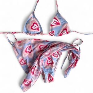 Heart Bikini + Sarong